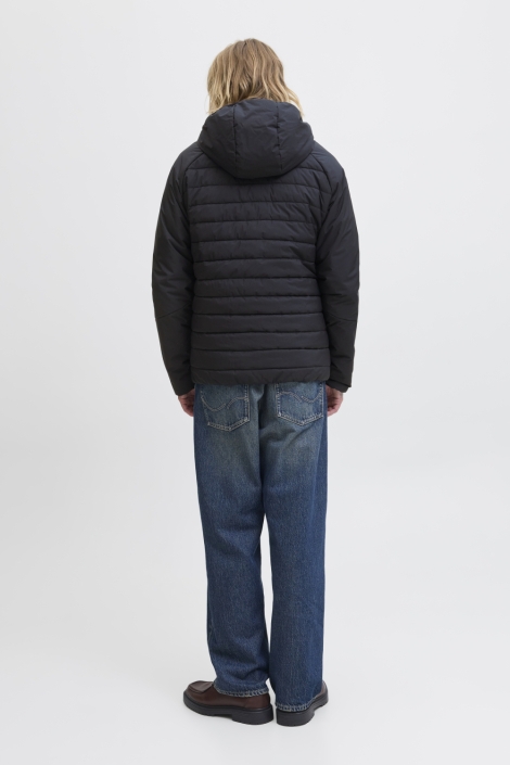 Jack & Jones zwarte heren jas | Model