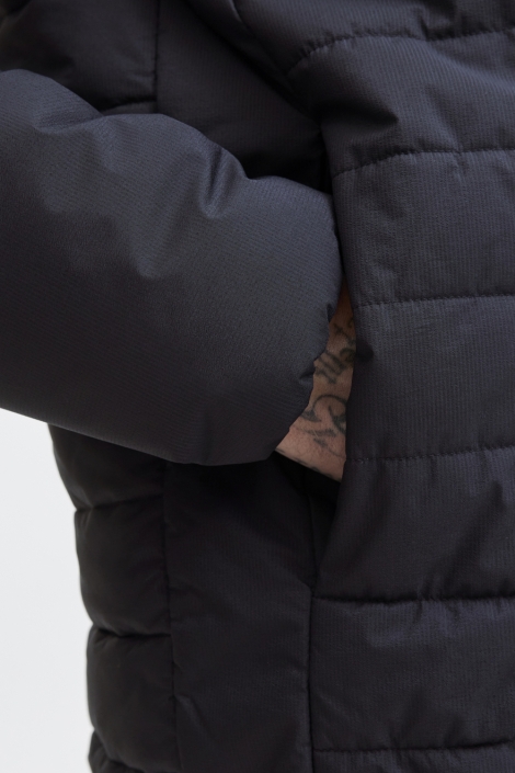 Jack & Jones zwarte heren jas | Unique Selling Point