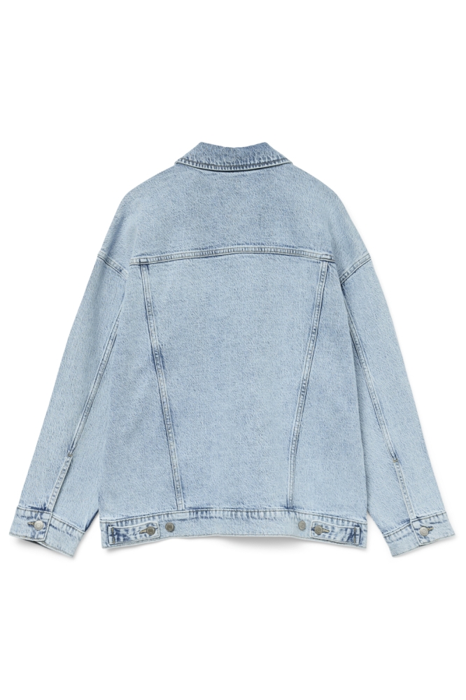 Vero Moda blauwe dames jas | Achteraanzicht