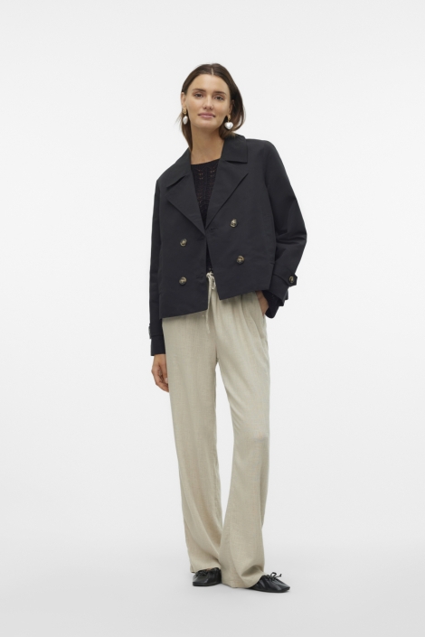 Vero Moda zwarte dames jas | Model