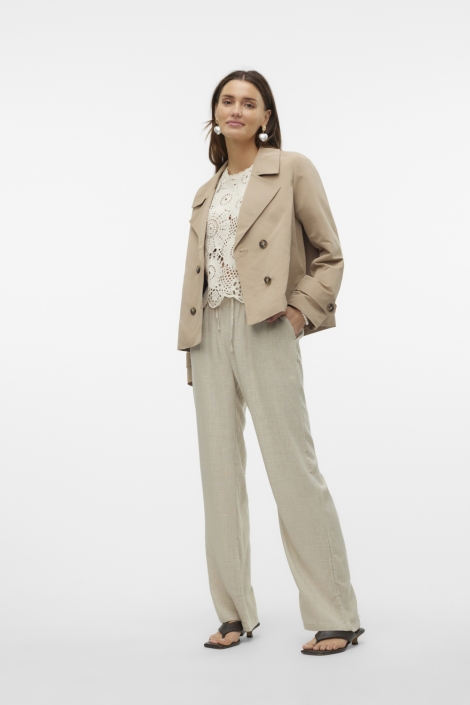 Vero Moda beige dames jas | Model