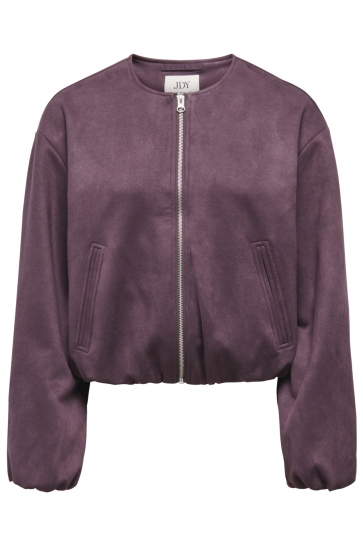 Jacqueline de Yong jdynia faux suede balloon jacket ot Paars