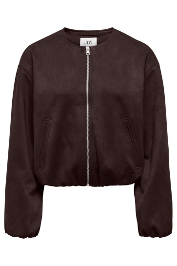Jacqueline de Yong jdynia faux suede balloon jacket ot Bruin