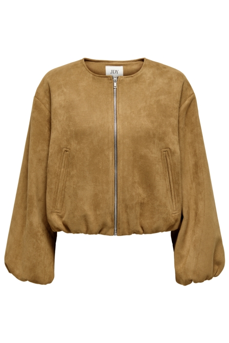 Jacqueline de Yong cognac dames jas | Vooraanzicht