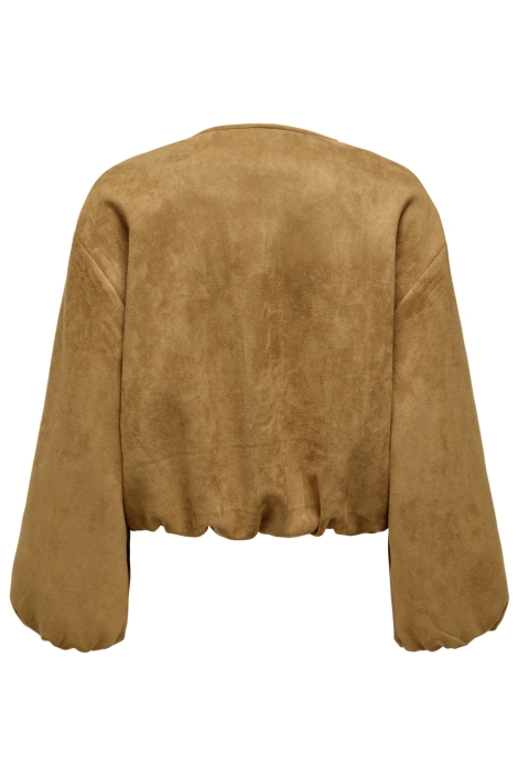 Jacqueline de Yong cognac dames jas | Achteraanzicht