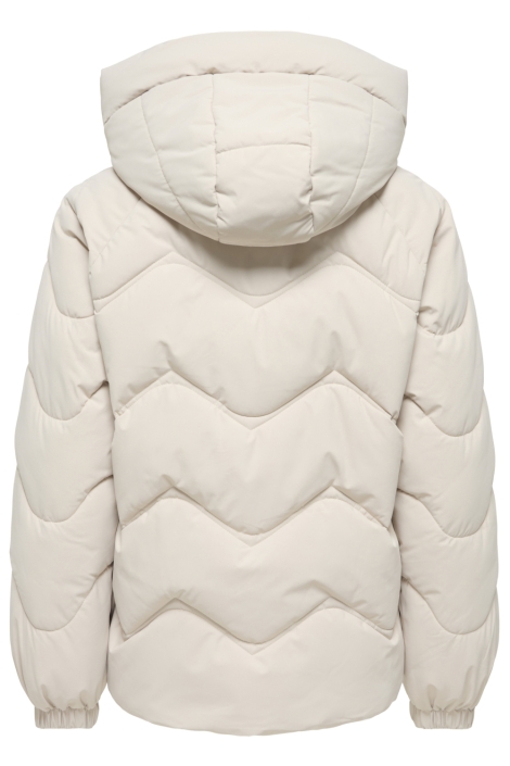 Jacqueline de Yong beige dames jas | Achteraanzicht