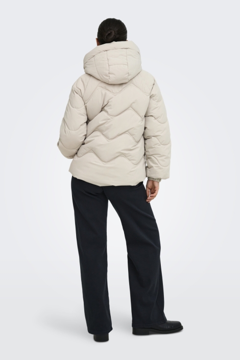 Jacqueline de Yong beige dames jas | Model