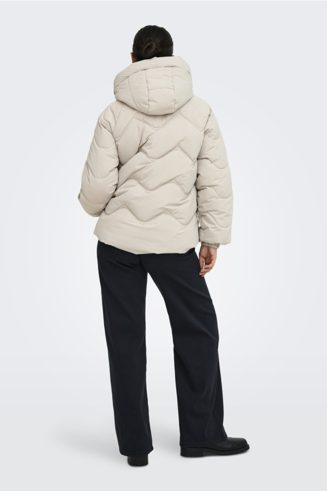 Jacqueline de Yong beige dames jas | Model