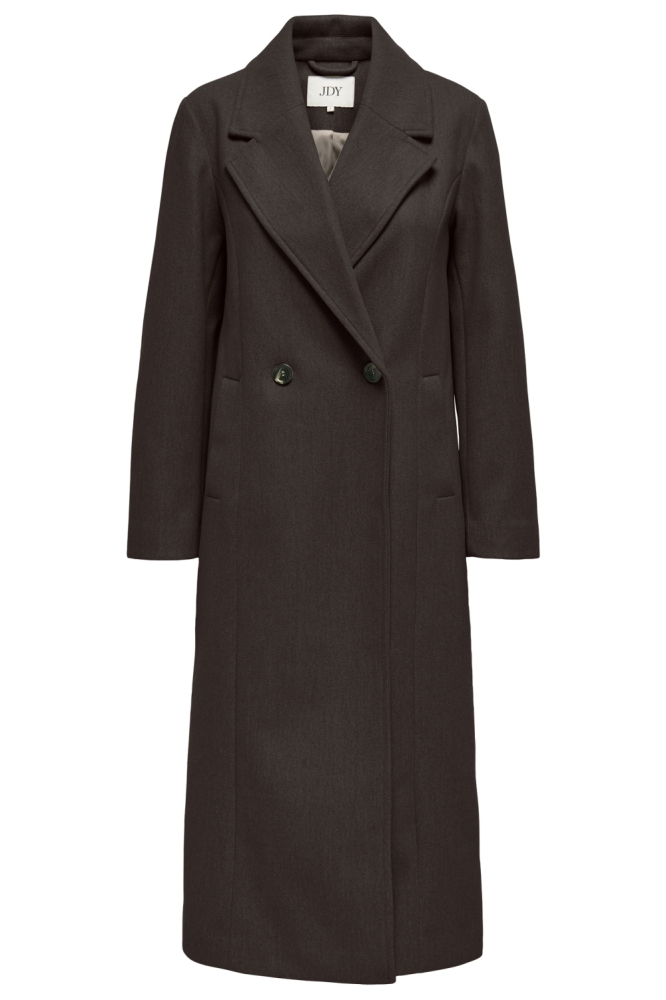 Jacqueline de Yong bruine dames jas | Vooraanzicht