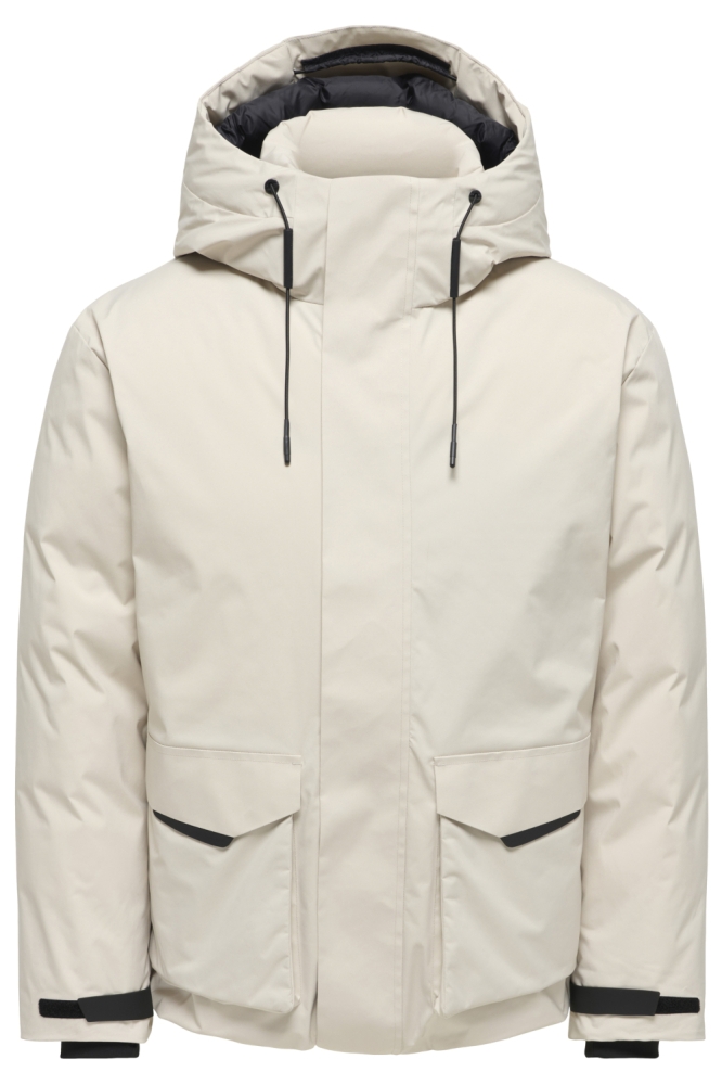 Only & Sons beige heren jas | Vooraanzicht