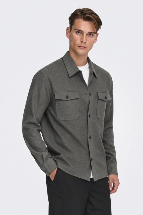 Only & Sons groene heren overhemd | Model