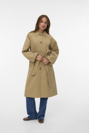 Vero Moda Jas VMCHRISSY LONG COAT 10341102 KELP