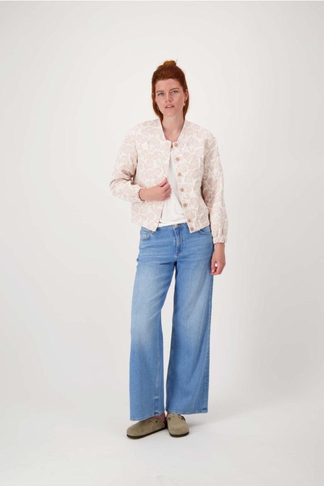 Zusss beige dames blazer | Model