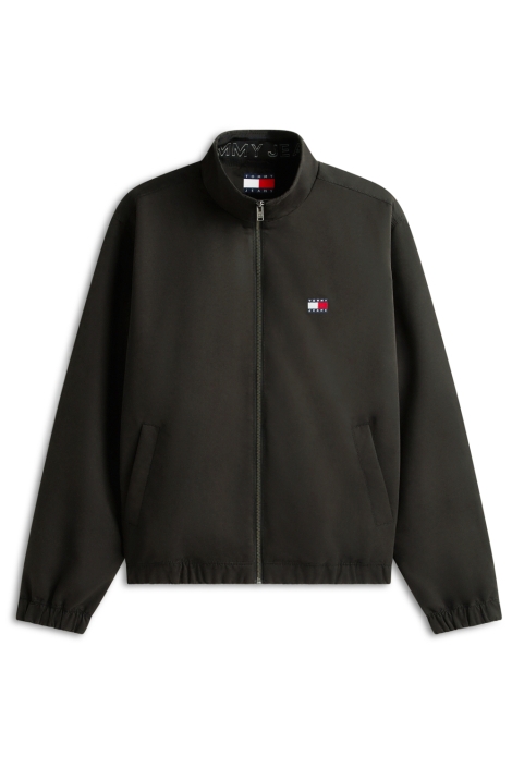 Tommy Jeans zwarte heren jas | Vooraanzicht