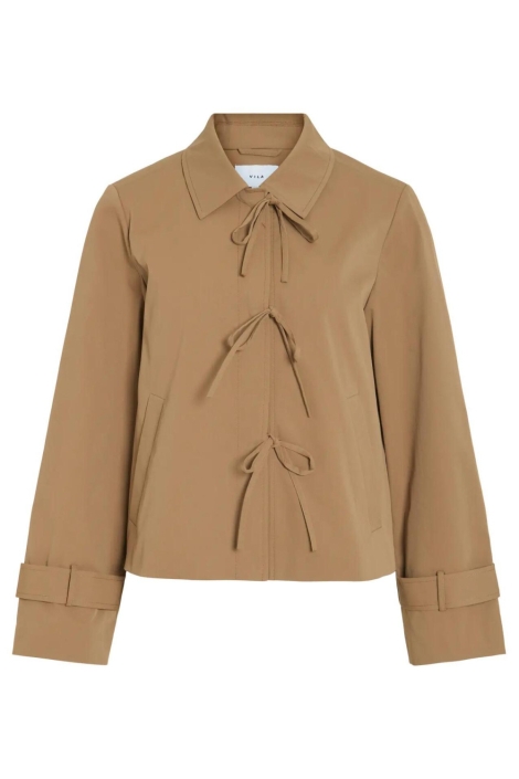Vila camel dames blazer | Vooraanzicht