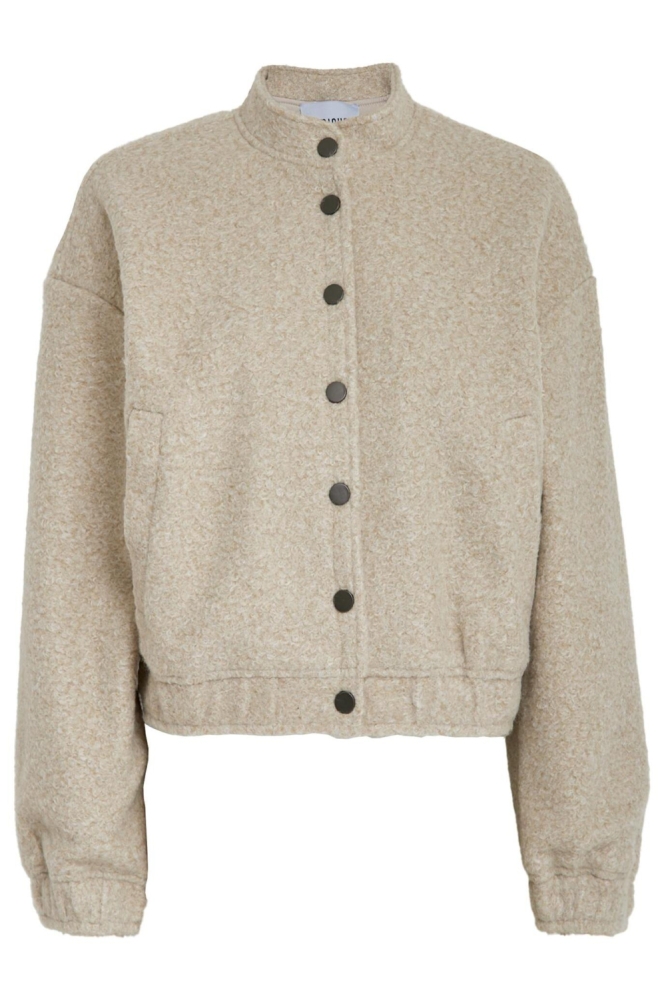 Minus beige dames jas | Vooraanzicht