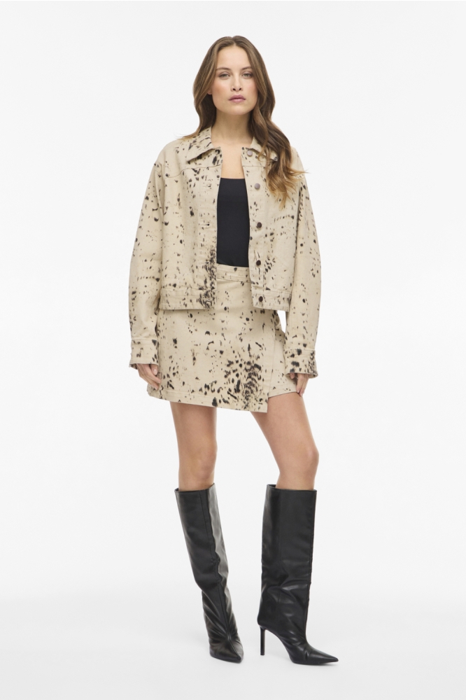 Vila beige dames jas | Model