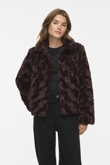 Vila vidorte new l/s jacket/pb Bruin
