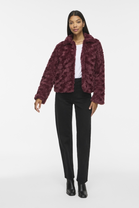 Vila bordeaux dames jas | Model