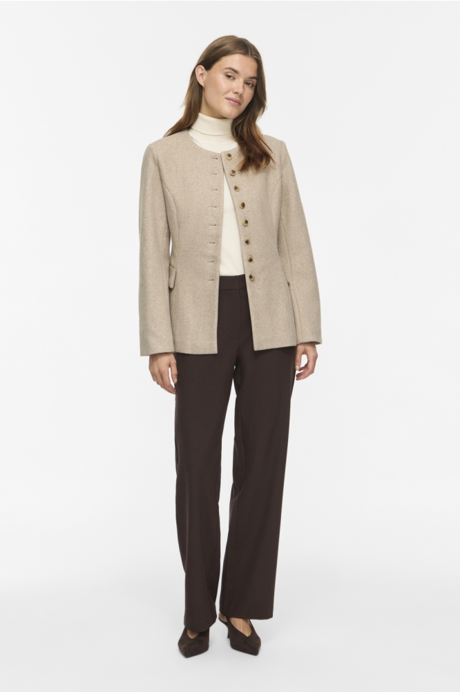 Vila beige dames jas | Model