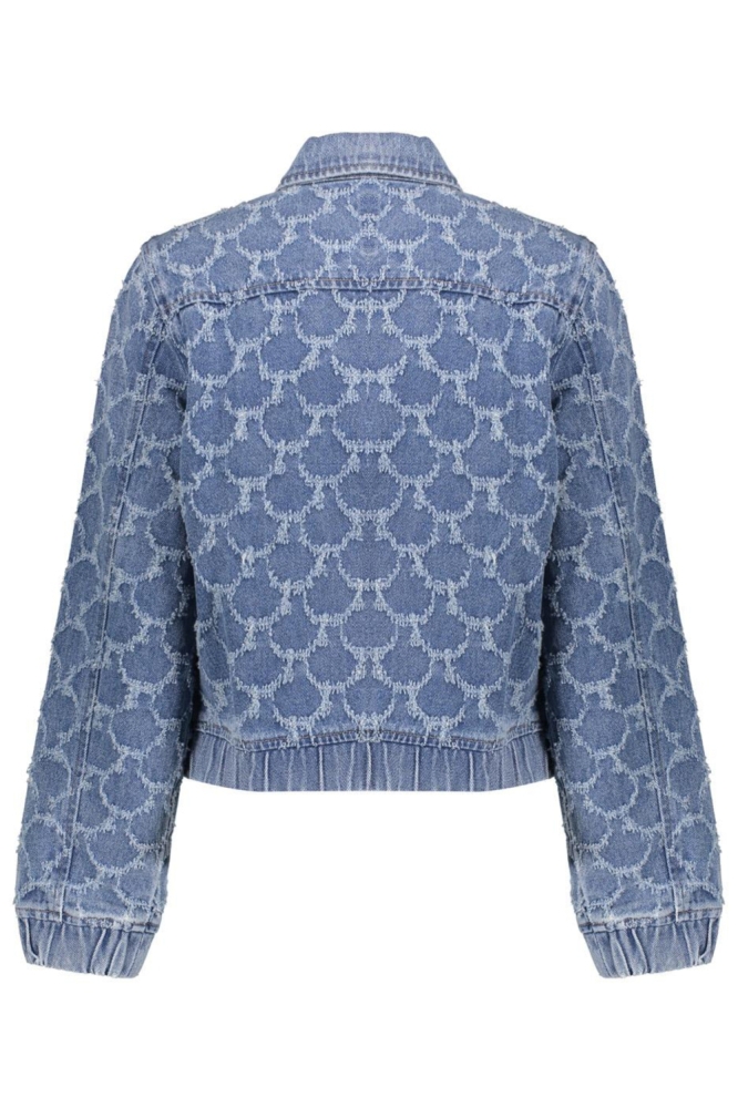 Geisha blauwe dames jas | Achteraanzicht