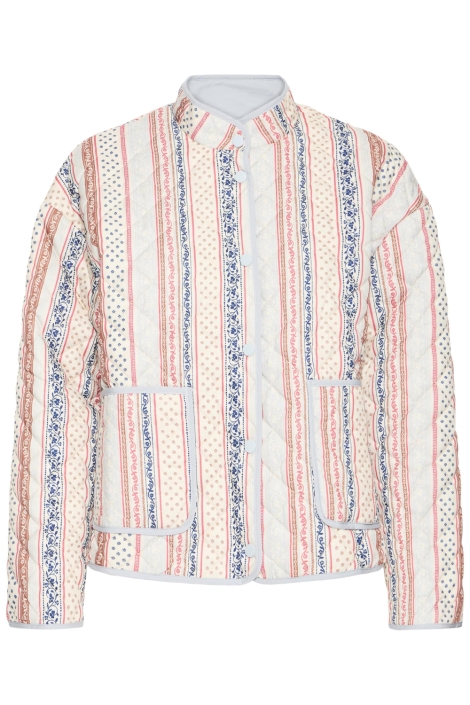 Ichi beige dames jas | Vooraanzicht