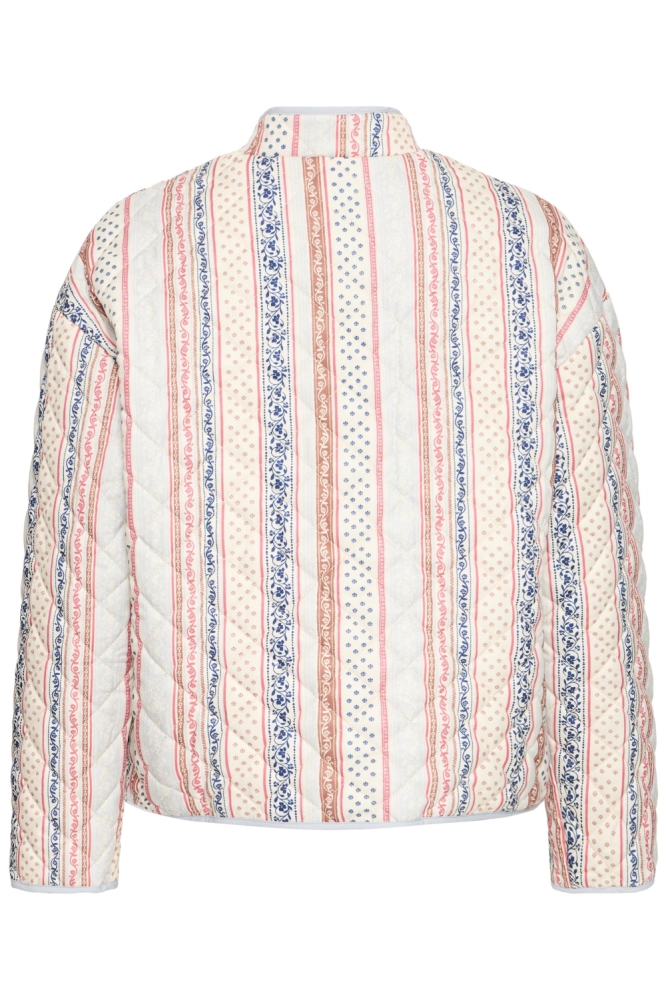 Ichi beige dames blazer | Achteraanzicht