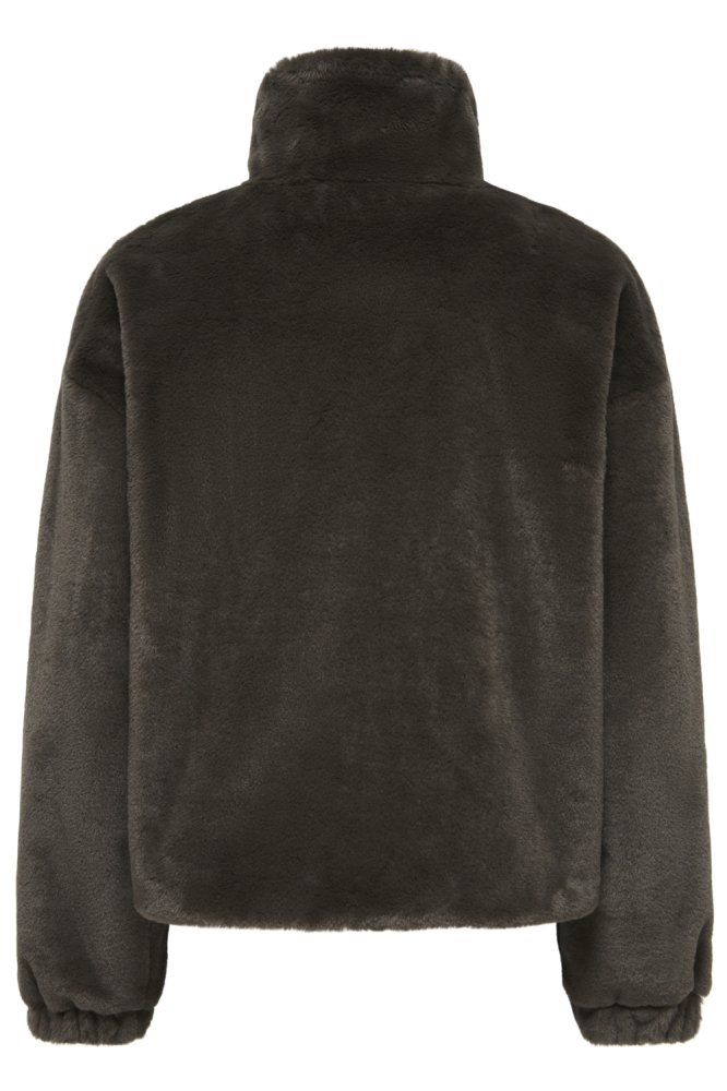 Only bruine dames jas | Achteraanzicht