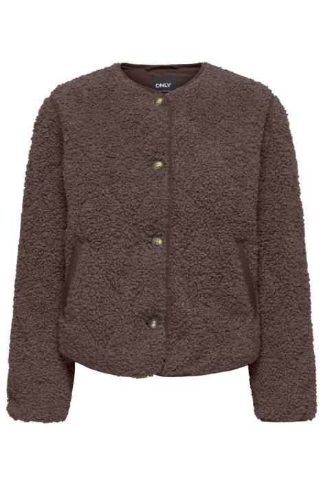 Only bruine dames vest | Vooraanzicht