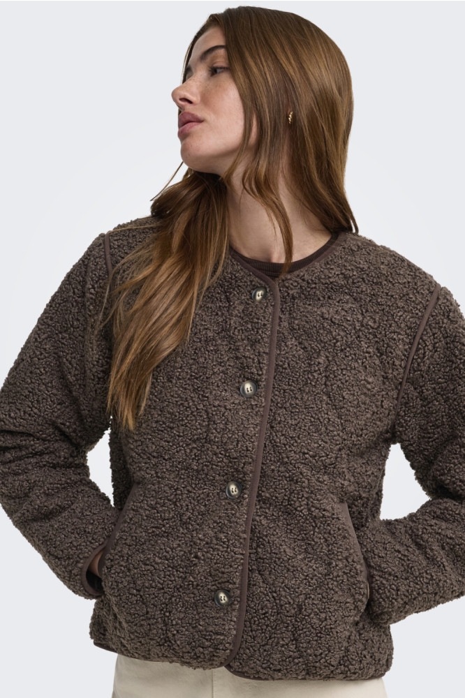 Only bruine dames vest |