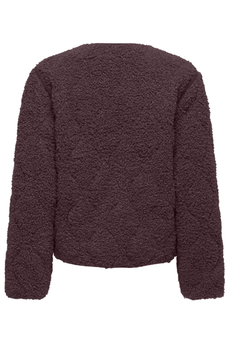 Only bordeaux dames vest | Achteraanzicht