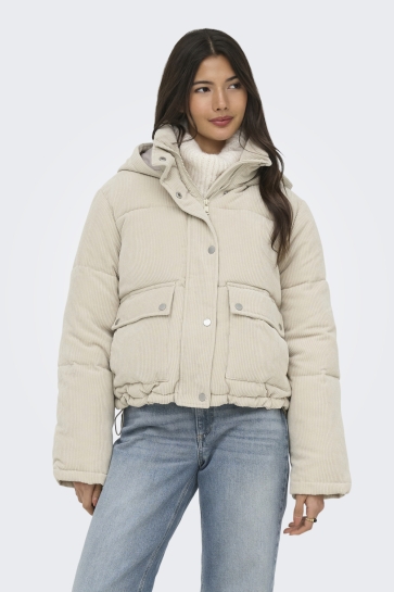 Only Jas ONLZAHARA CORDUROY PUFFER CC OTW 15373816 Moonstruck