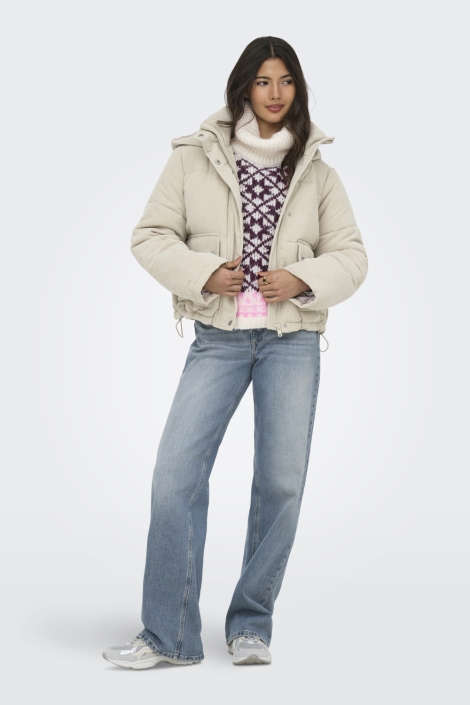 Only beige dames jas | Model