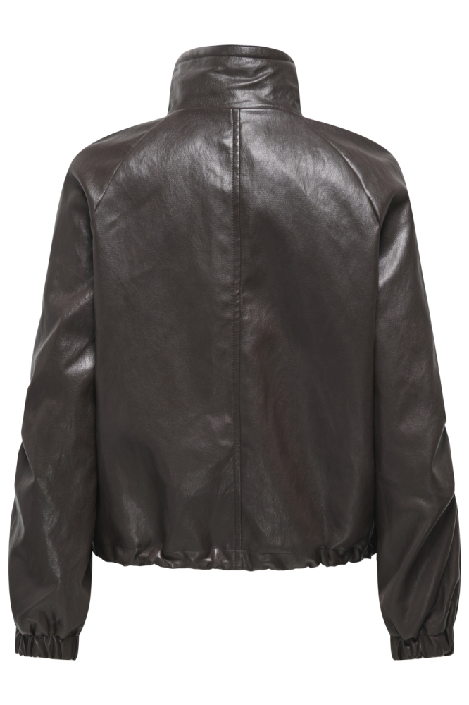 Only bruine dames jas | Achteraanzicht