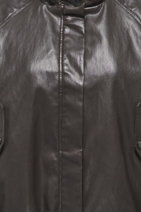 Only bruine dames jas | Kleurstaal