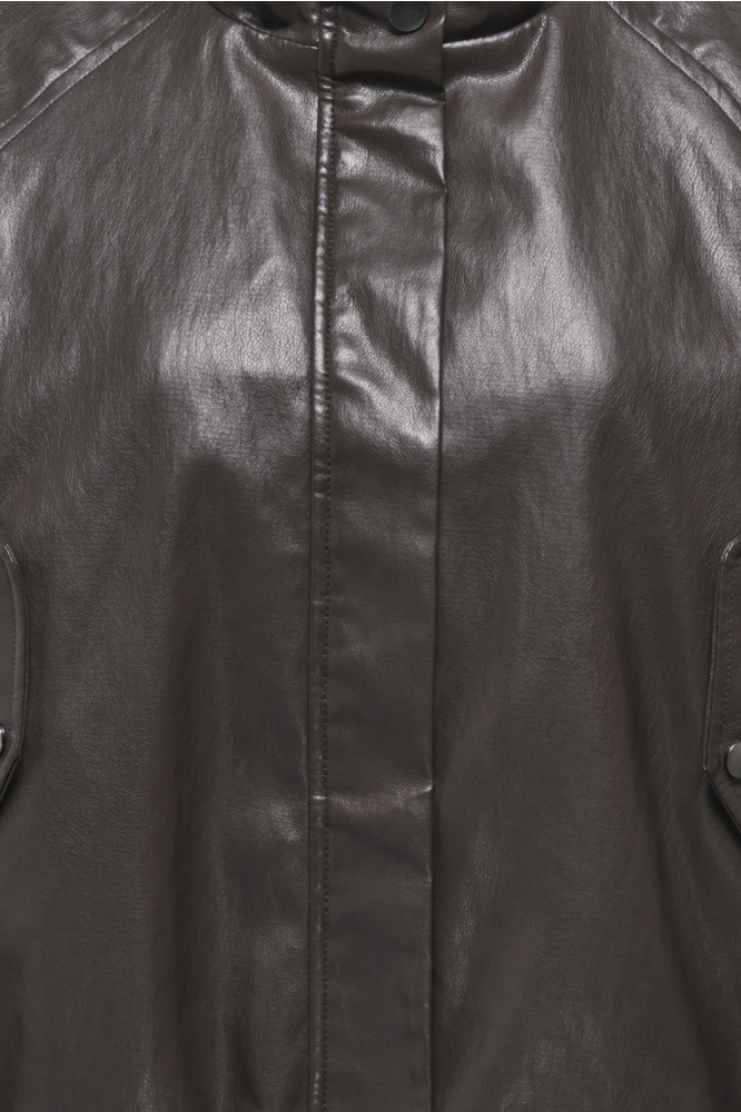 Only bruine dames jas | Kleurstaal