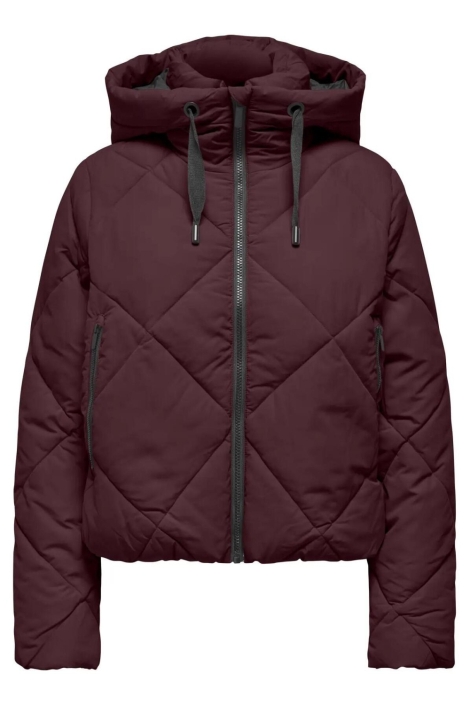 Only bordeaux dames jas | Vooraanzicht