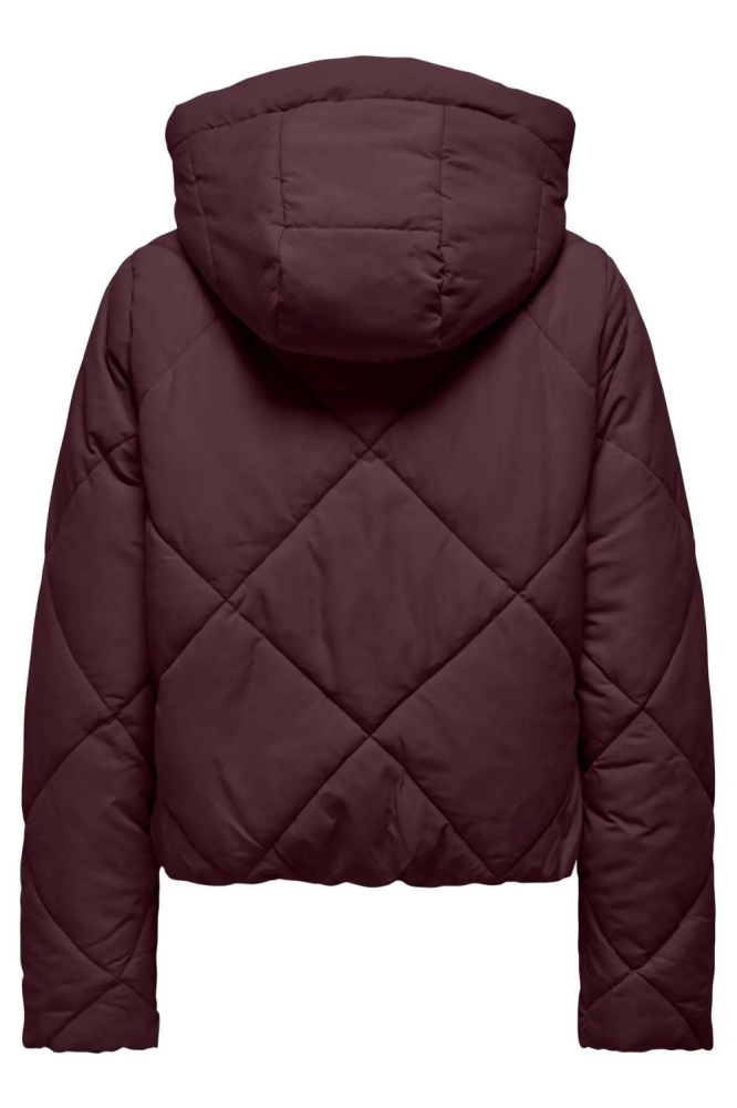 Only bordeaux dames jas | Achteraanzicht