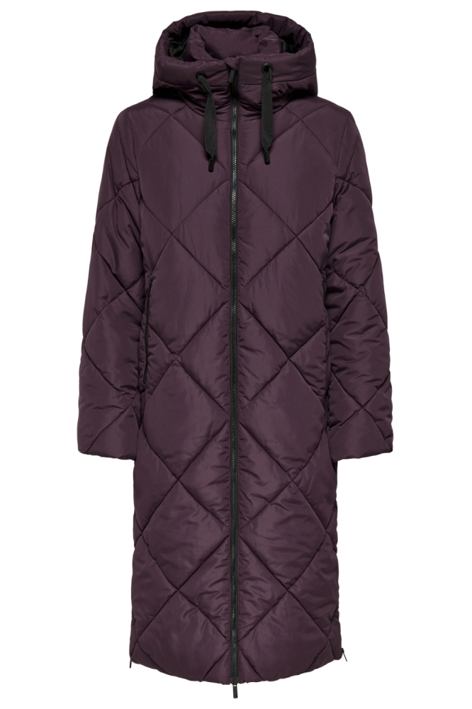 Only bordeaux dames jas | Vooraanzicht