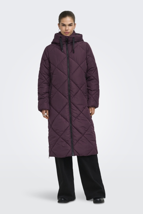 Only bordeaux dames jas | Model vooraanzicht