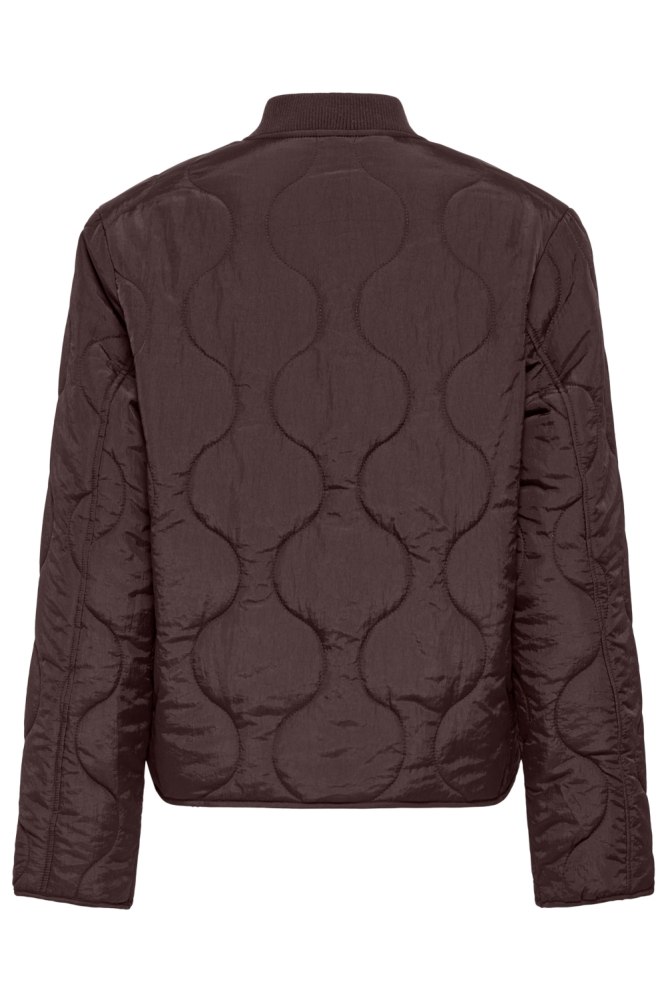 Only bruine dames jas | Achteraanzicht