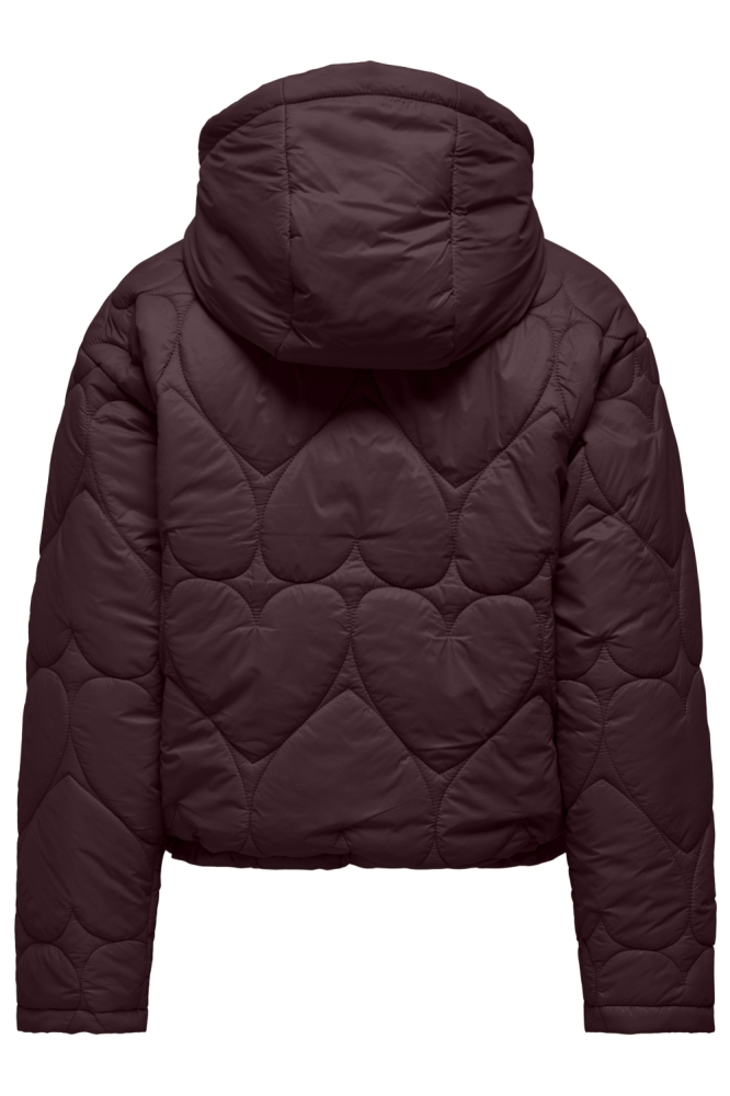Only bordeaux dames jas | Achteraanzicht