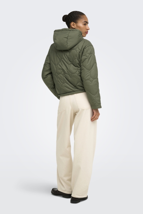 Only groene dames jas | Model