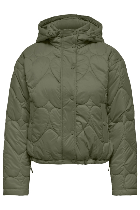 Only groene dames jas | Vooraanzicht