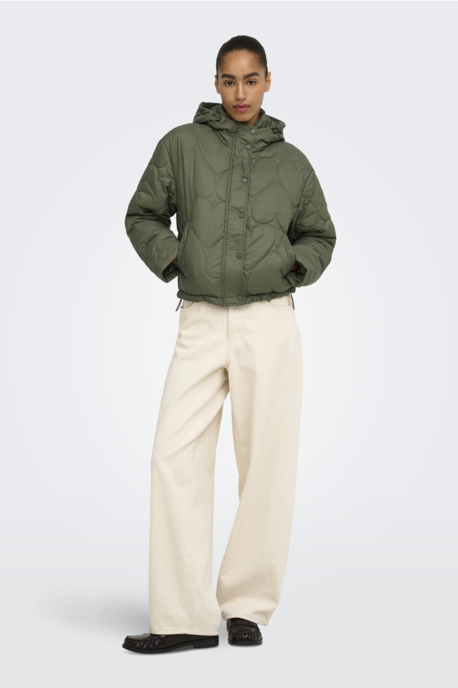 Only groene dames jas | Model