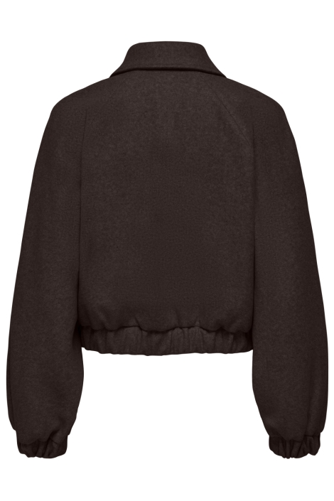 Only bruine dames jas | Achteraanzicht