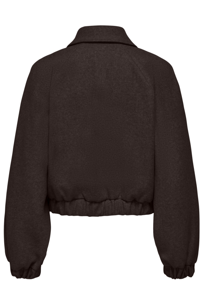 Only bruine dames jas | Achteraanzicht