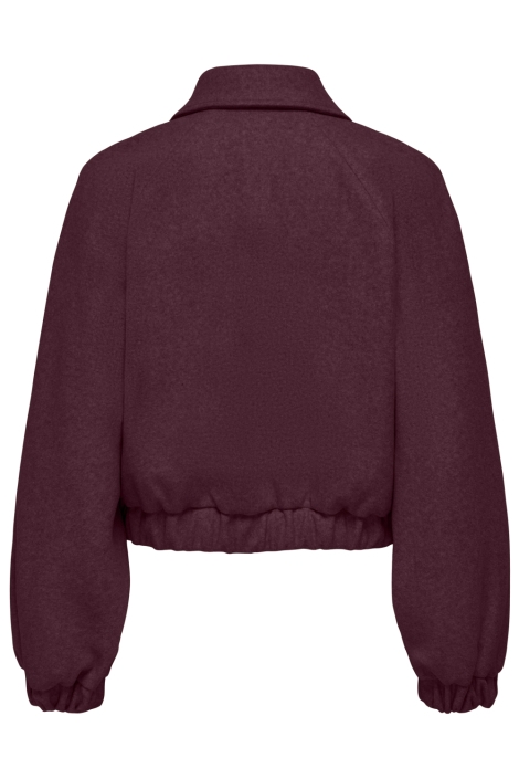 Only bordeaux dames jas | Achteraanzicht