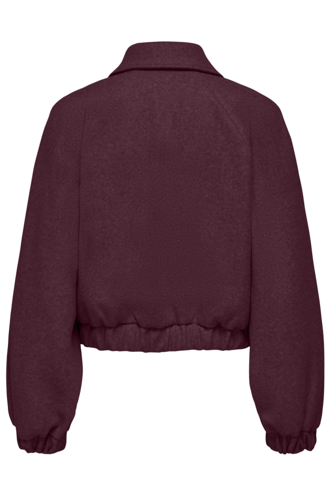 Only bordeaux dames jas | Achteraanzicht