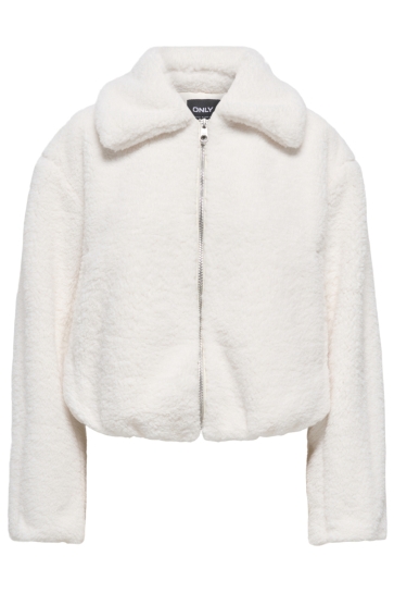 Only Jas ONLSASKIA TEDDY JACKET CC OTW 15373876 Cloud Dancer